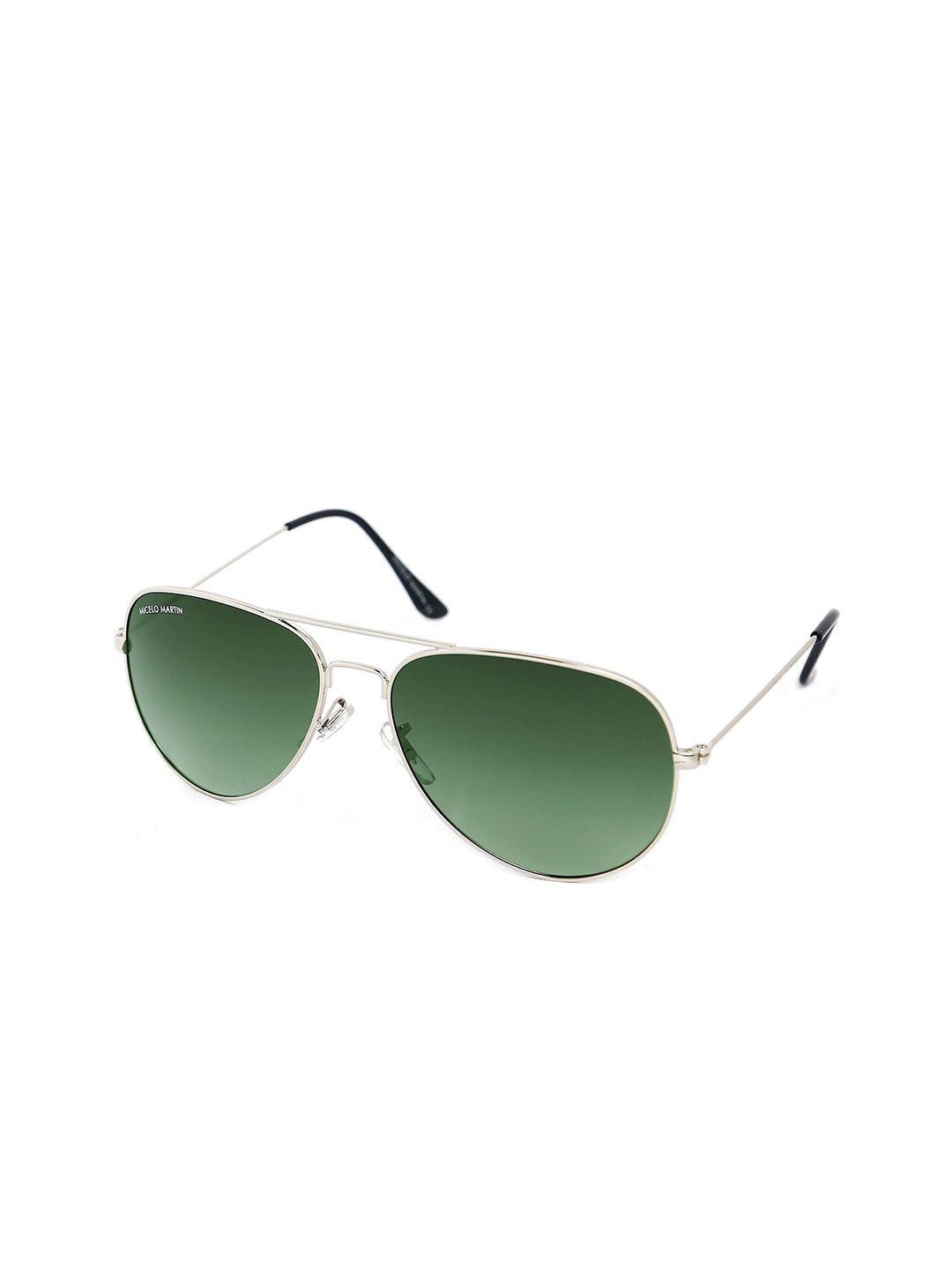 micelo martin unisex green uv protected aviator sunglasses mm1001 c7