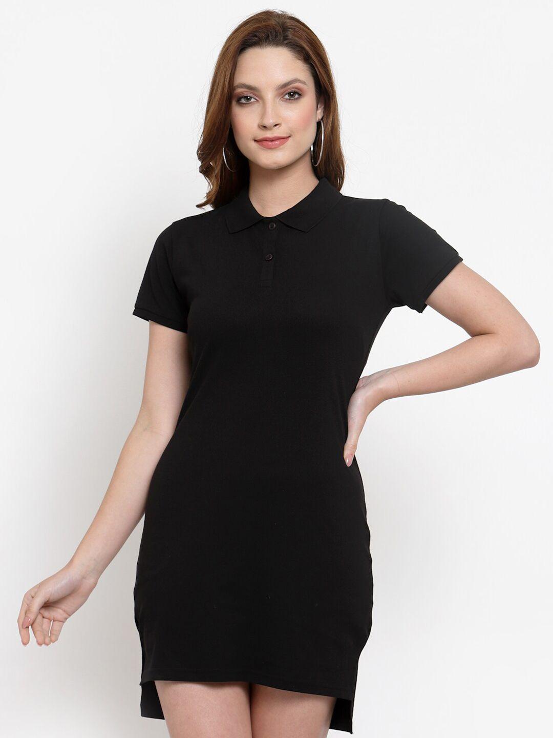 yoonoy black t-shirt mini dress