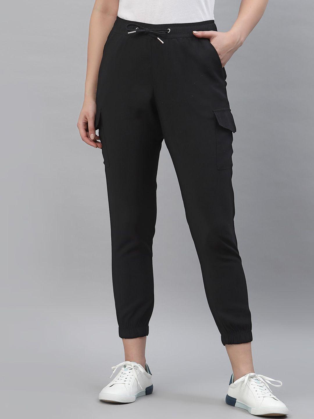 red tape women black joggers