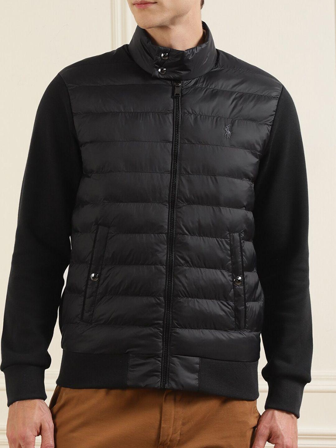 polo ralph lauren men black cotton padded jacket