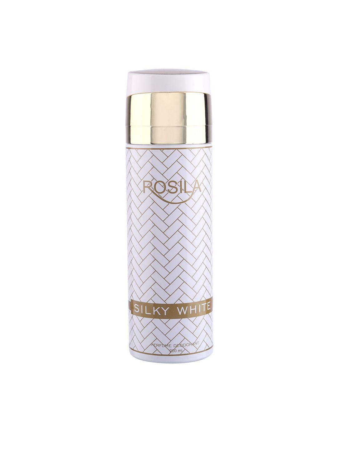 rosila silky white perfume deodorant spray 200 ml