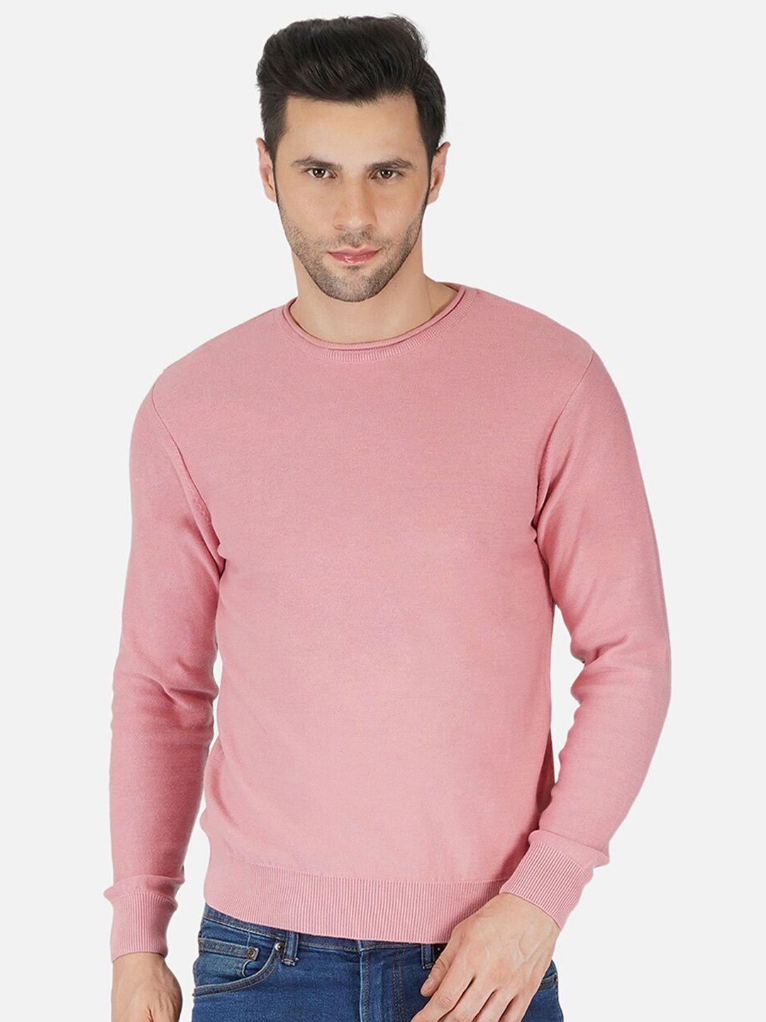 joe hazel men pink pullover