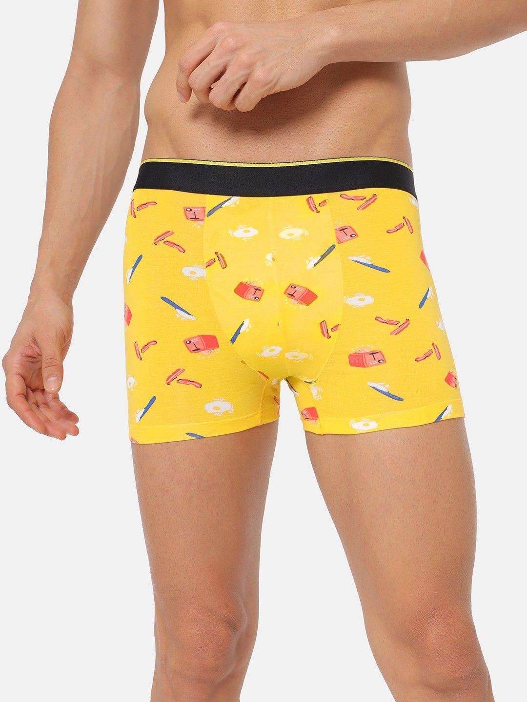 bummer men printed micro modal brekkie trunk