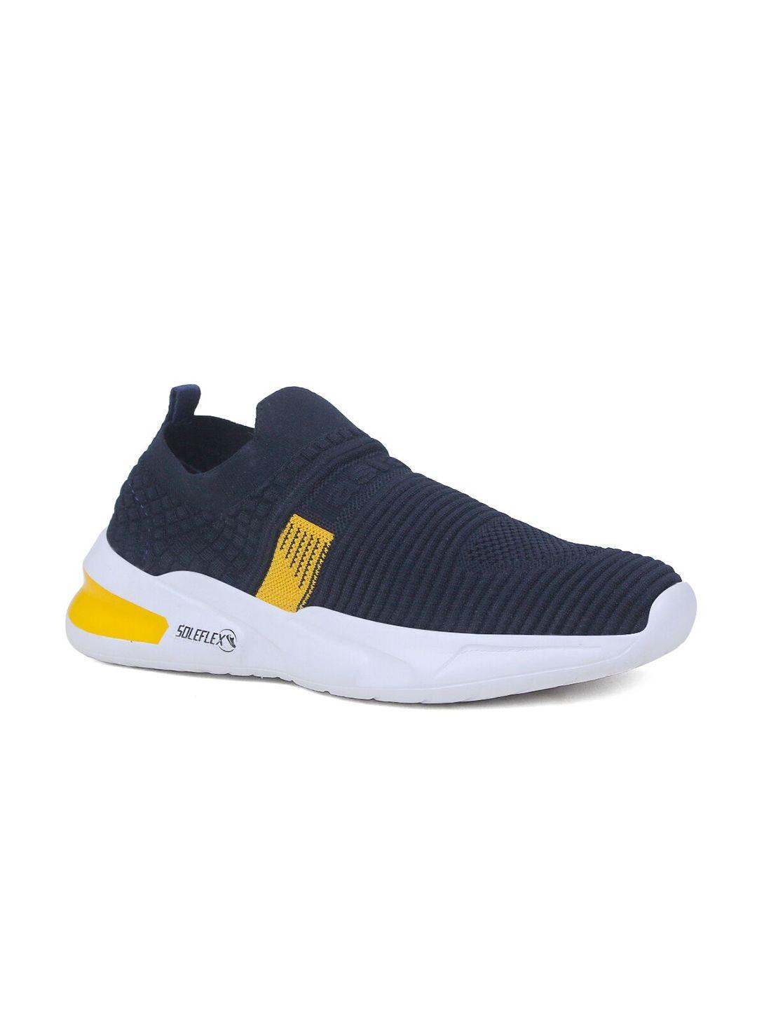 asian men navy blue mesh running shoes