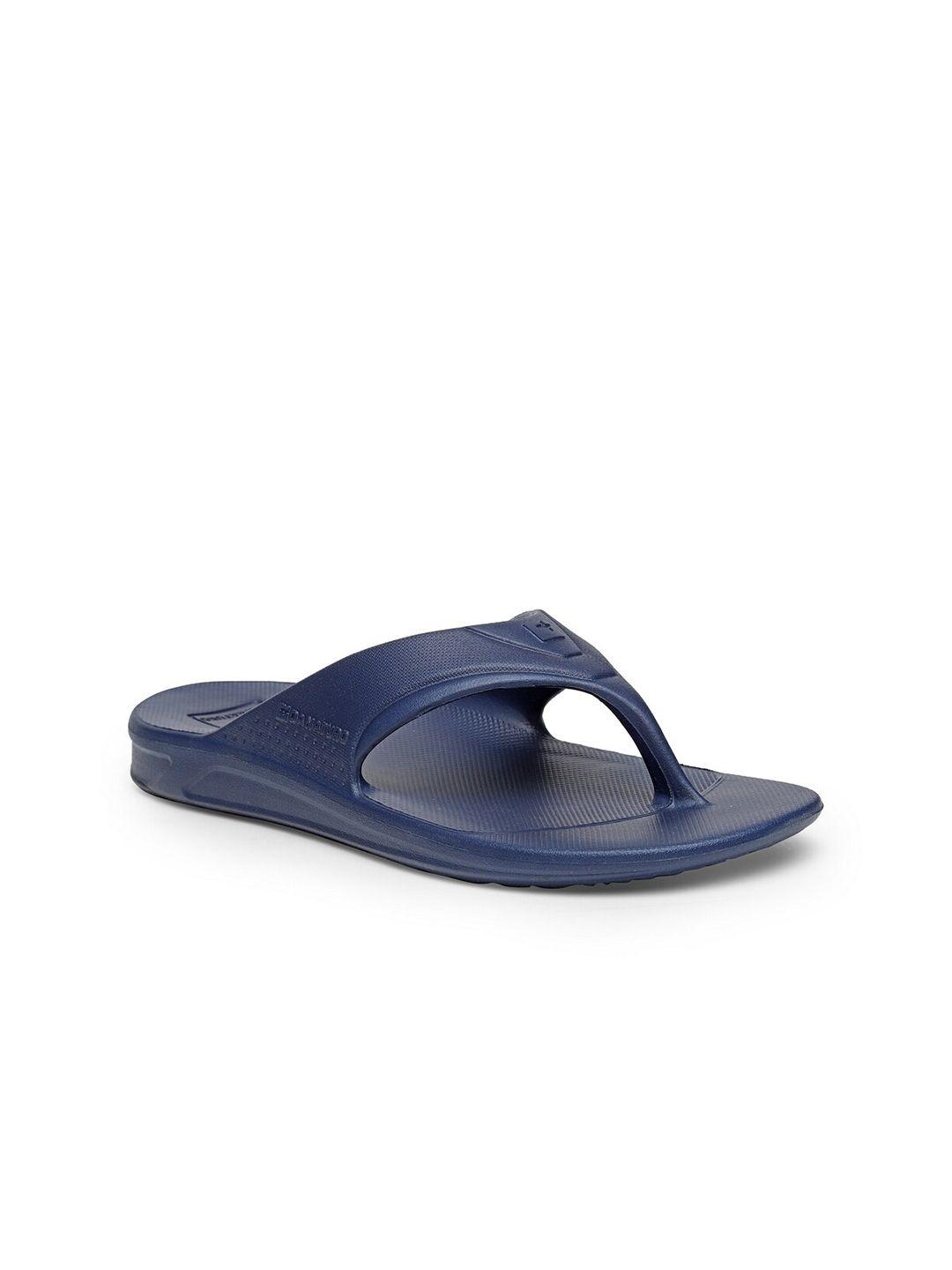 da naturo italy men navy blue rubber thong flip-flops