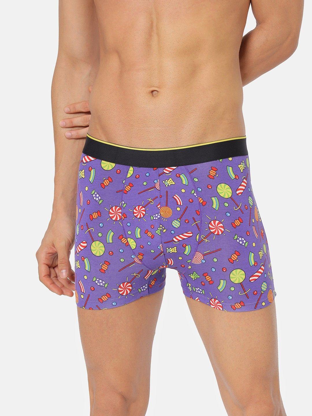 bummer men printed micro modal sugar rush trunk