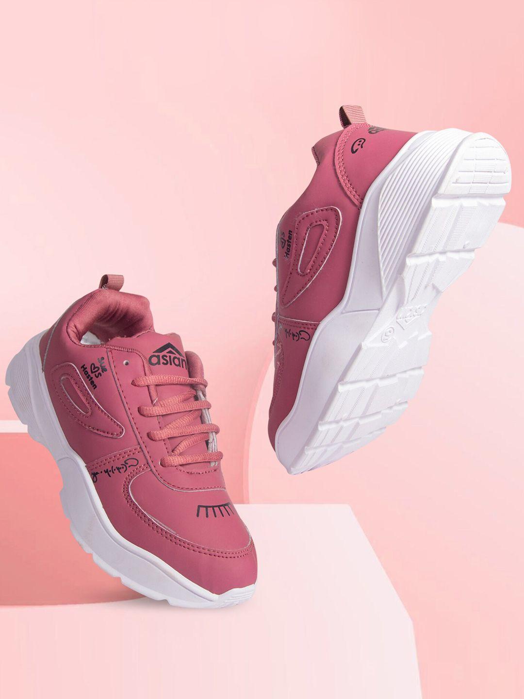 asian women mauve colourblocked sneakers