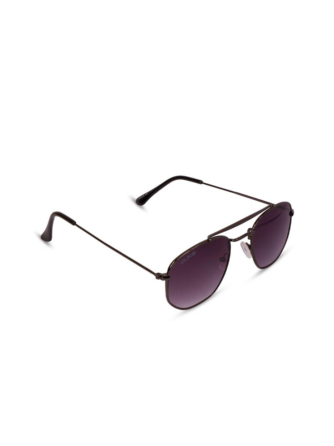 duke unisex purple lens other sunglasses with uv protected lens duke-a20068-c8