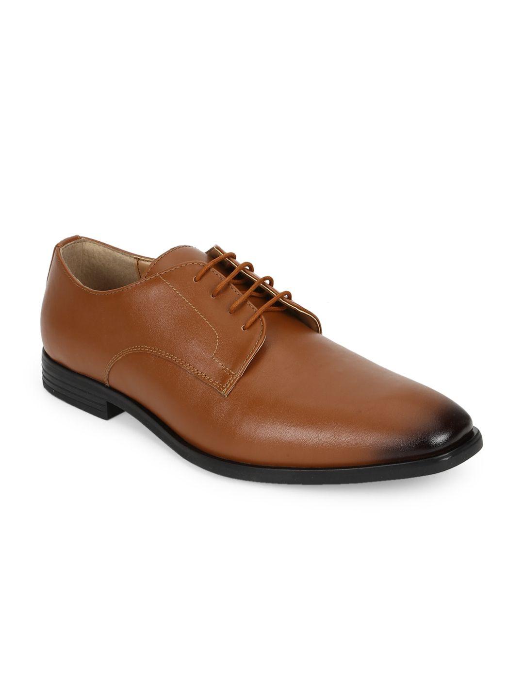 truffle collection men tan pu derbys