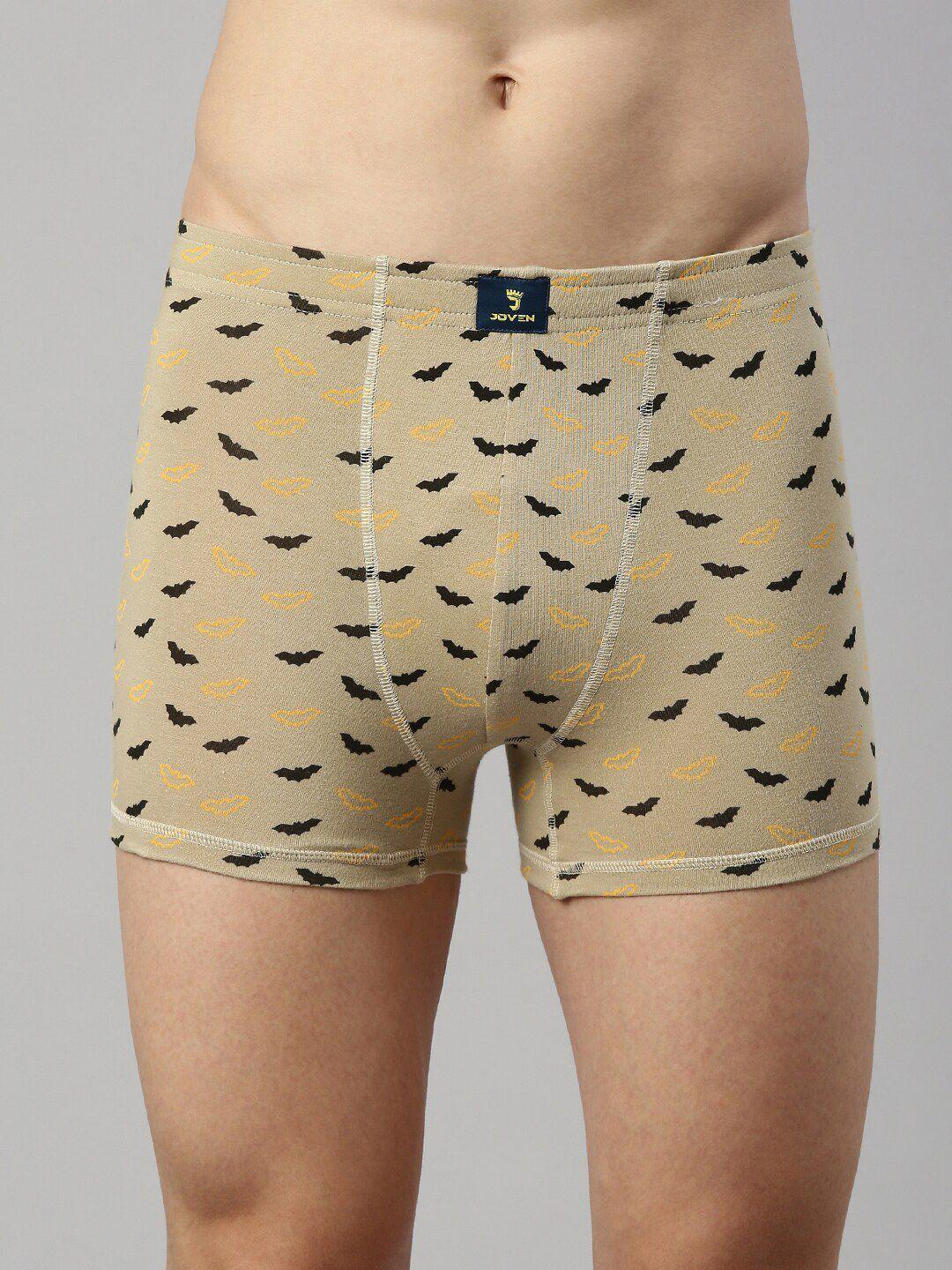 joven men biege printed neo trunk - s22-taop-bt