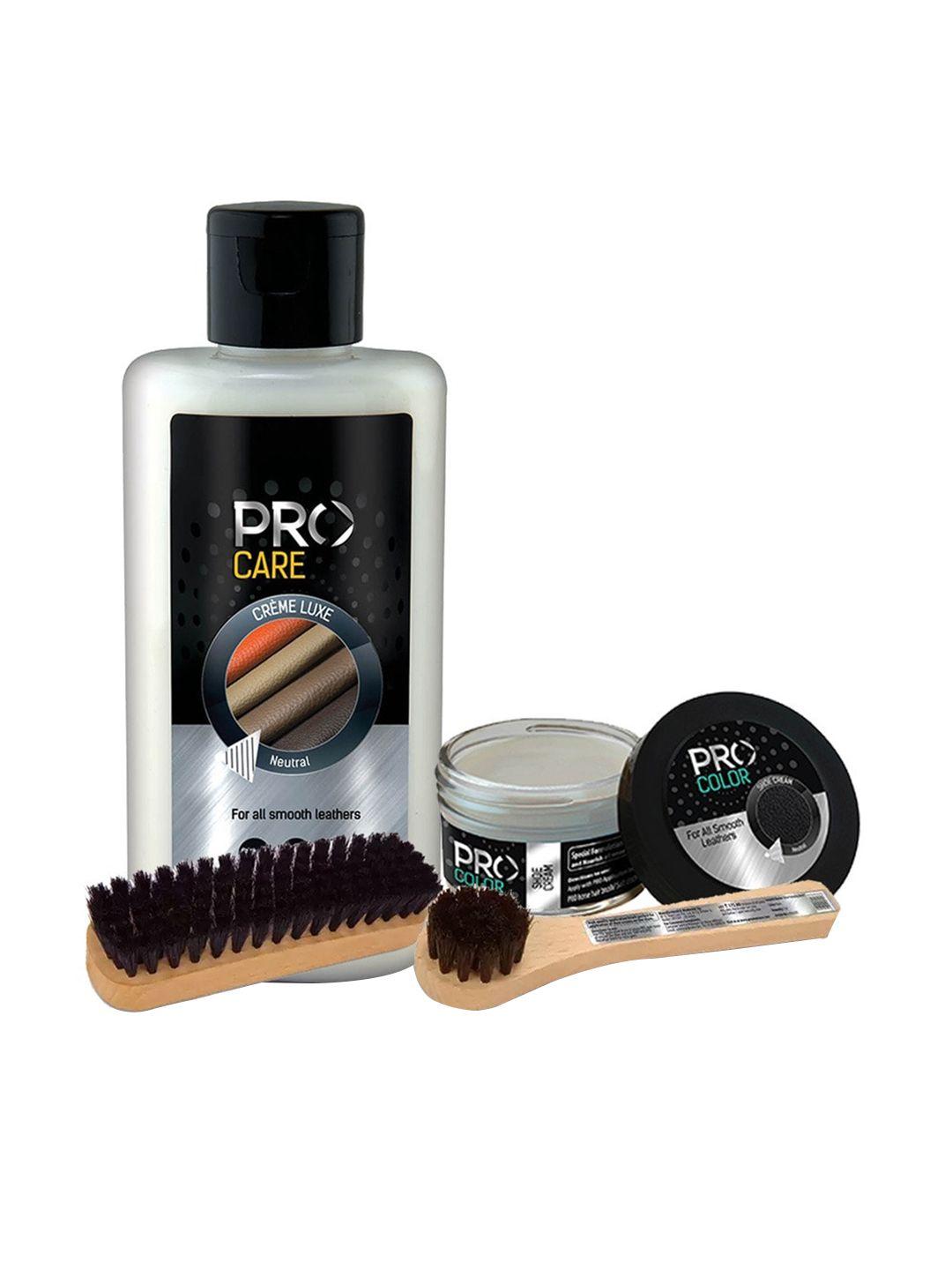 pro black & brown formal shoe care combo