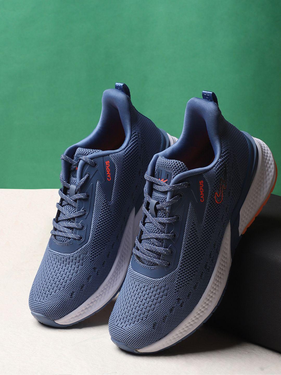 campus men blue mesh running shoes