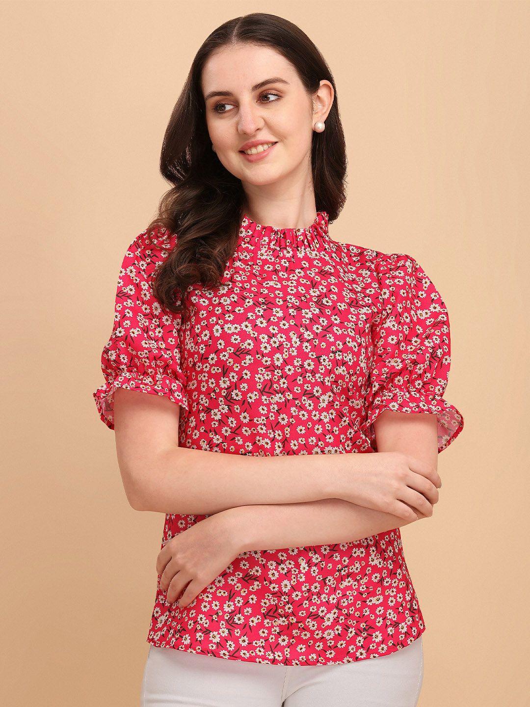 wedani women pink floral print top