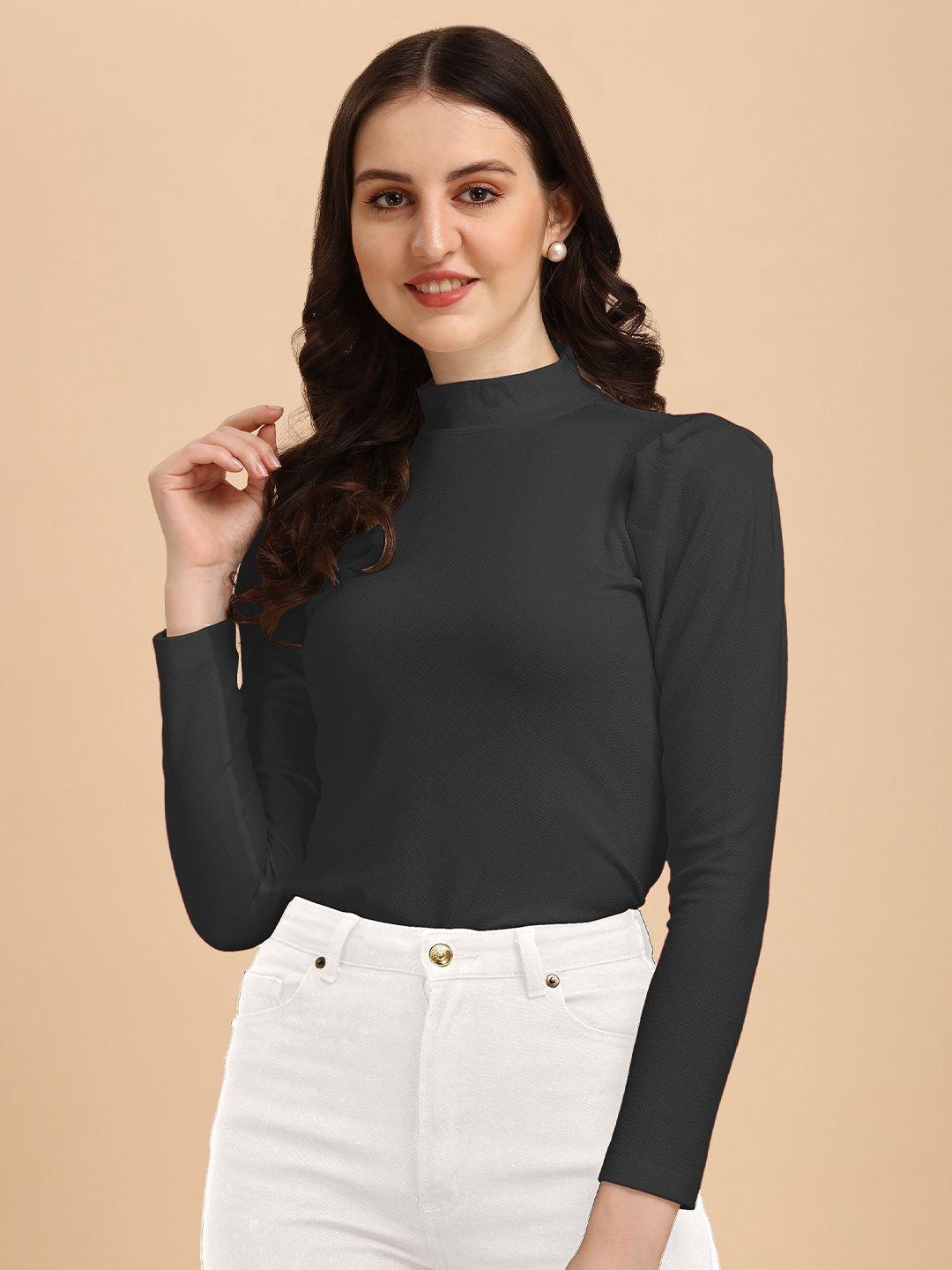 wedani women black solid top