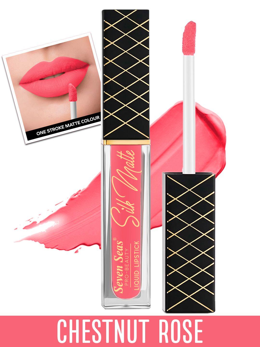 seven seas silk matte liquid lipstick 8g - chestnut rose