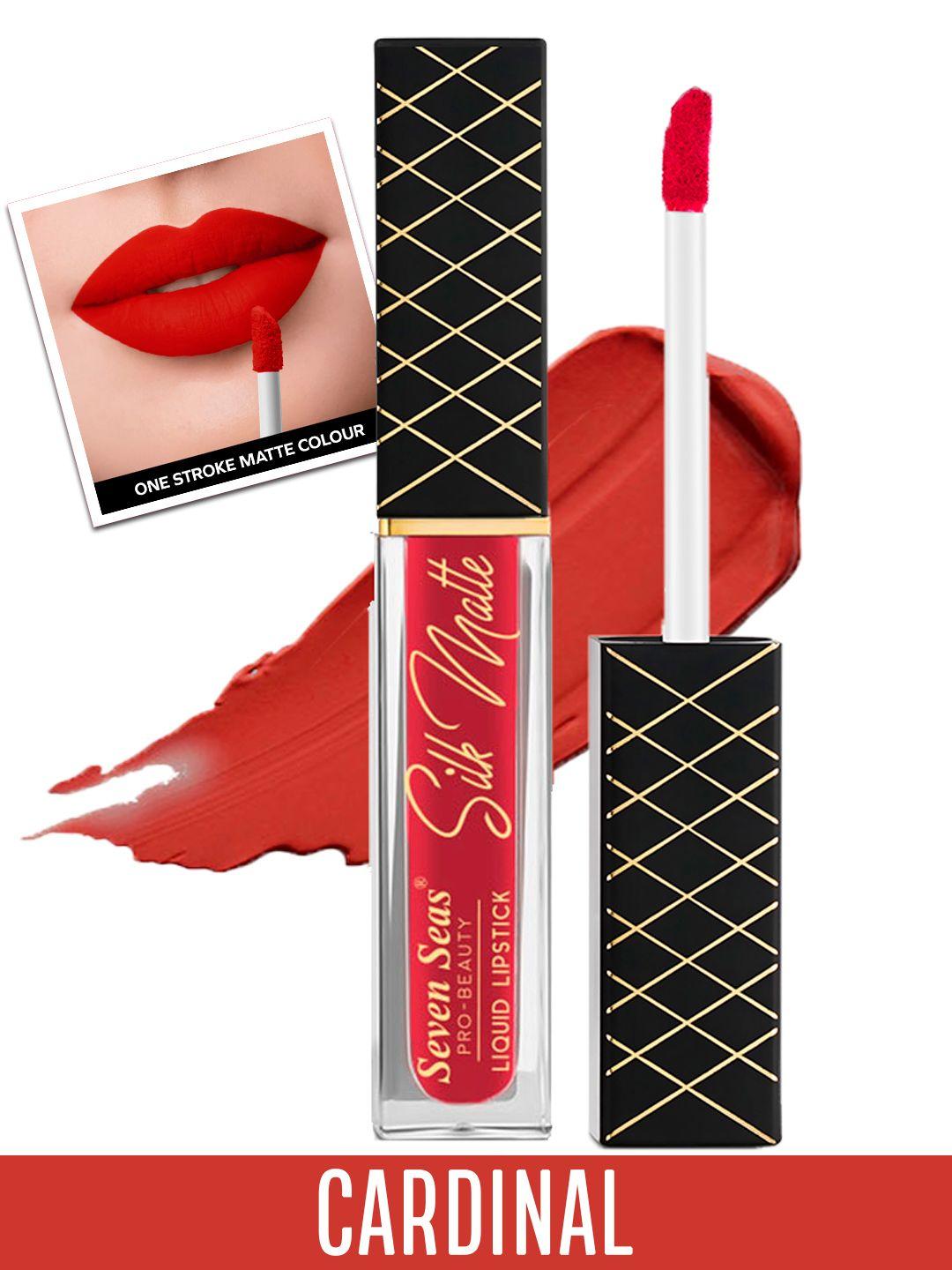 seven seas silk matte liquid lipstick 8g - cardinal