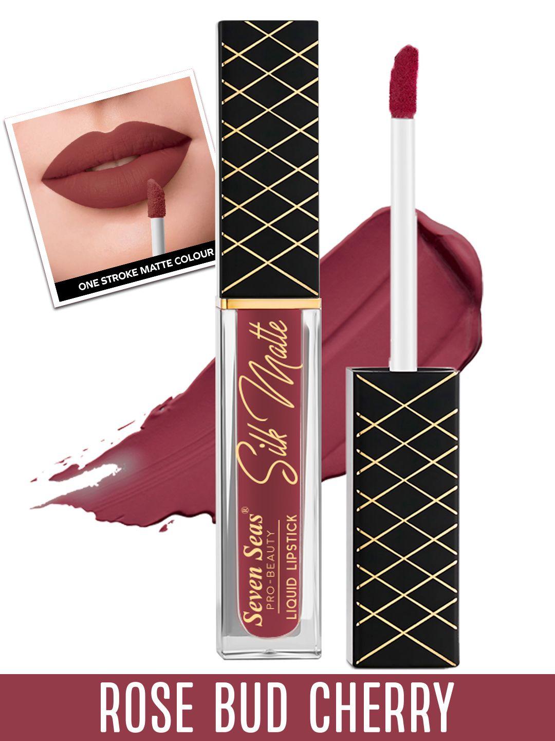 seven seas silk matte liquid lipstick 8g - rose bud cherry