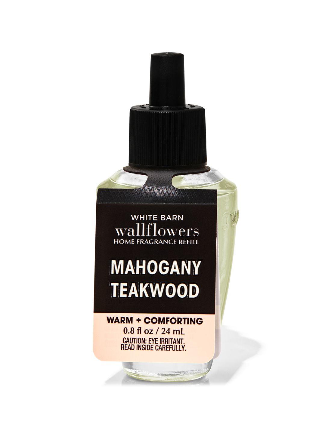 bath & body works mahogany teakwood wallflowers fragrance refill - 24 ml