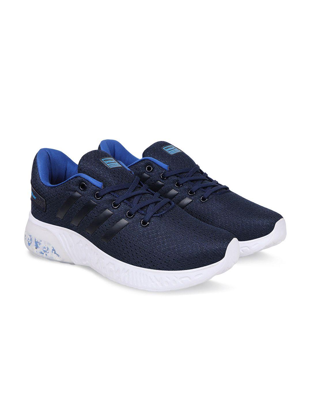 unistar men navy blue mesh walking shoes