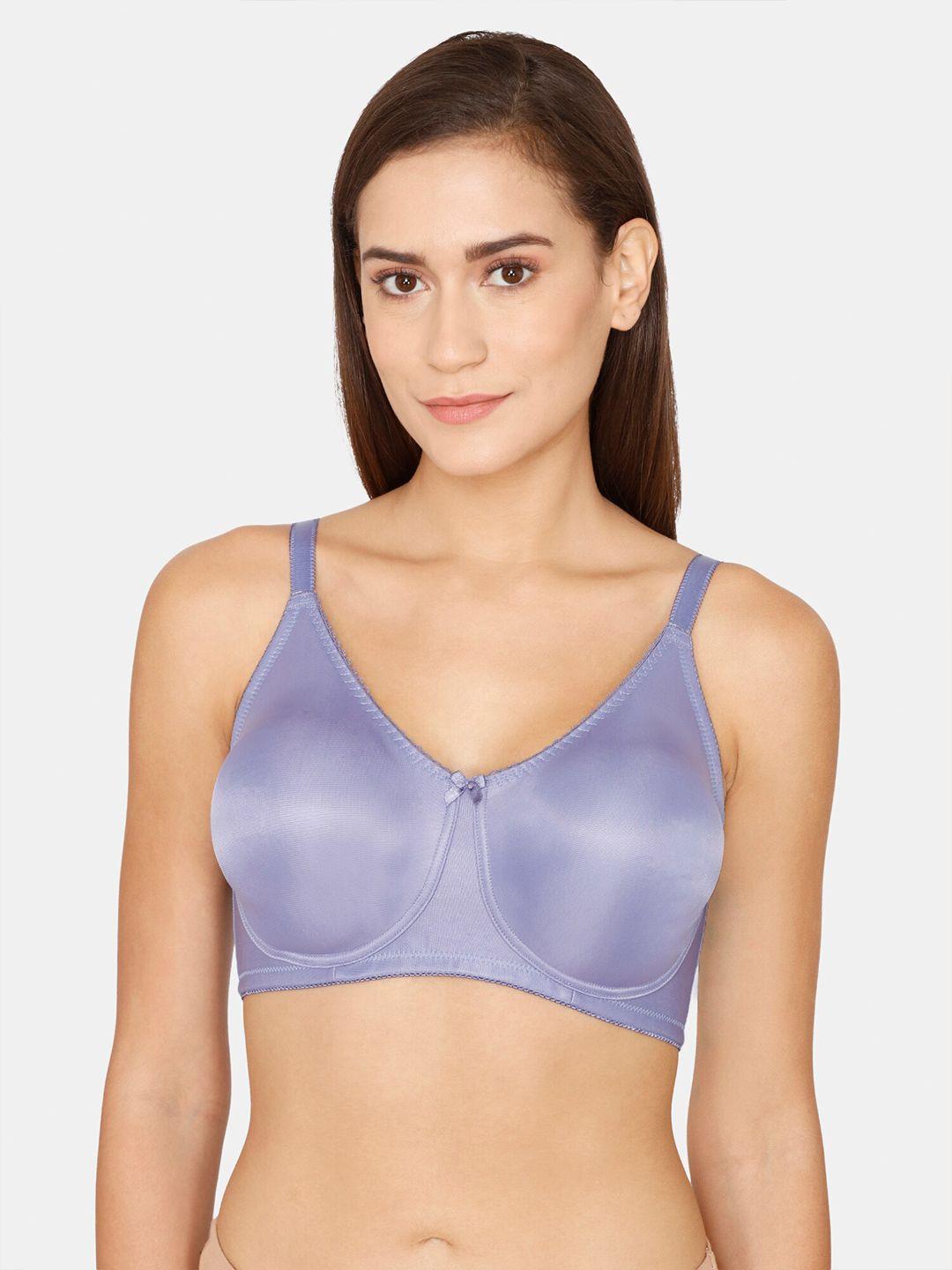 zivame purple non padded everyday bra