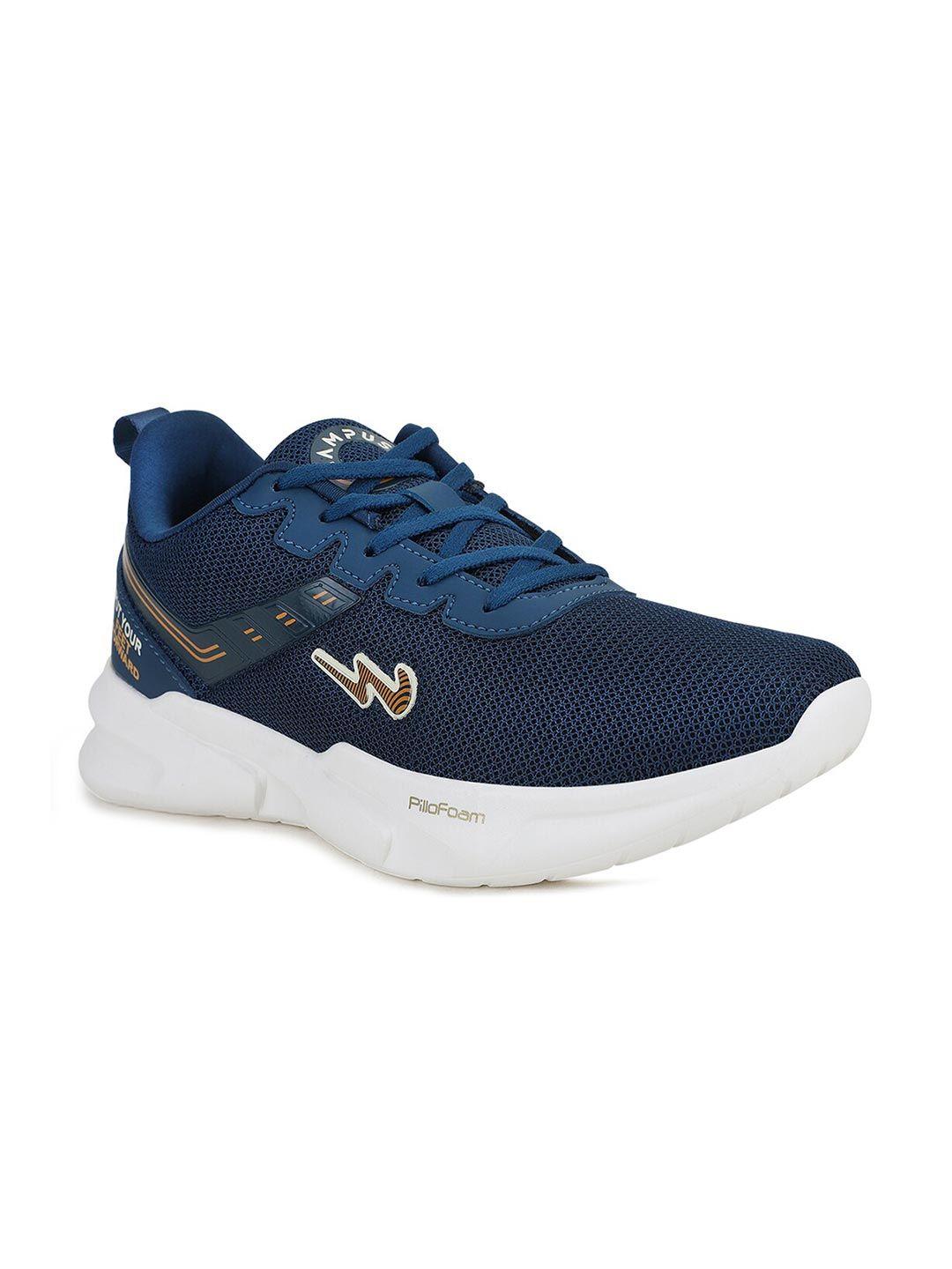 campus men blue mesh running shoes