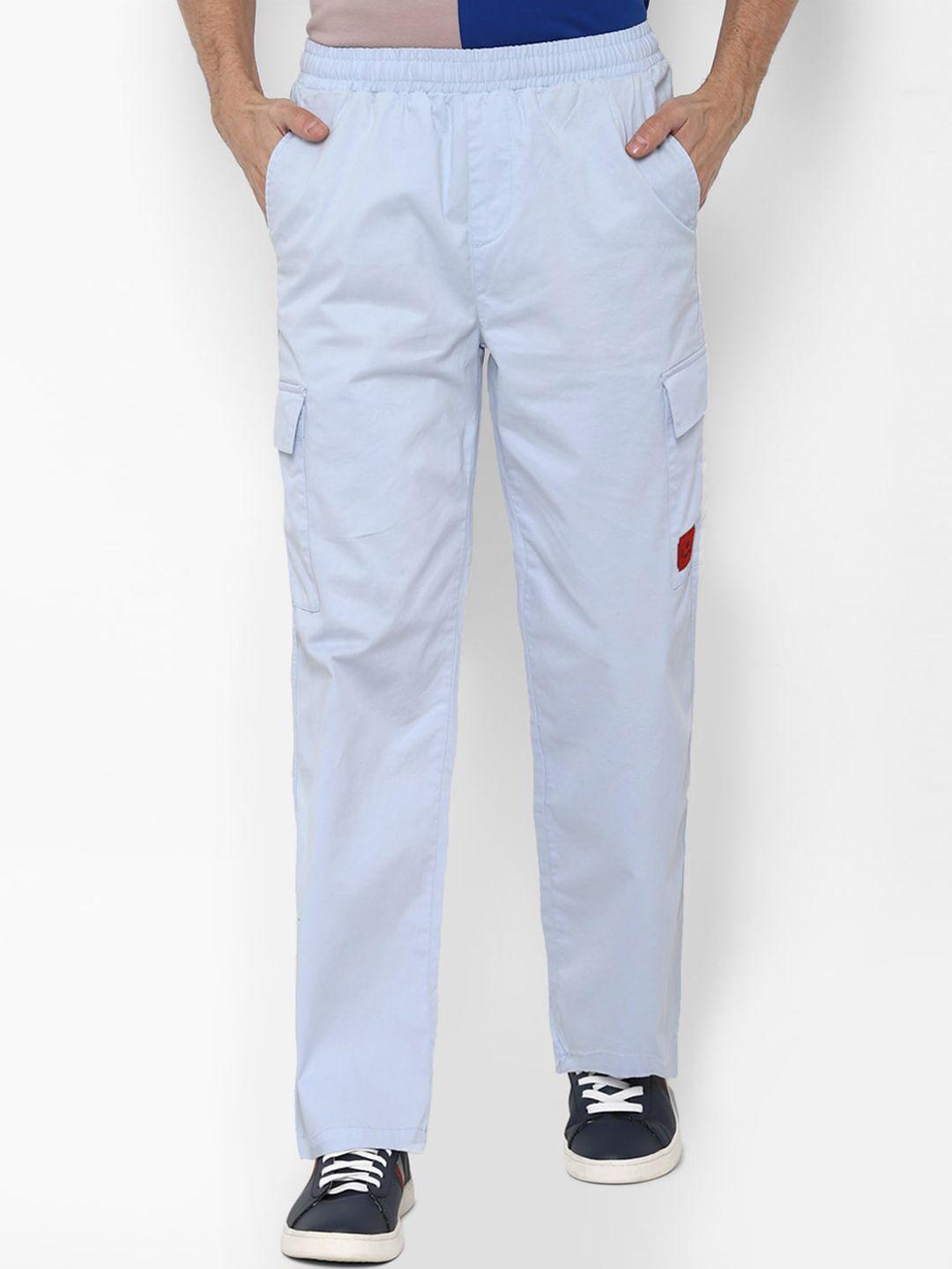 forever 21 men blue cargos trousers