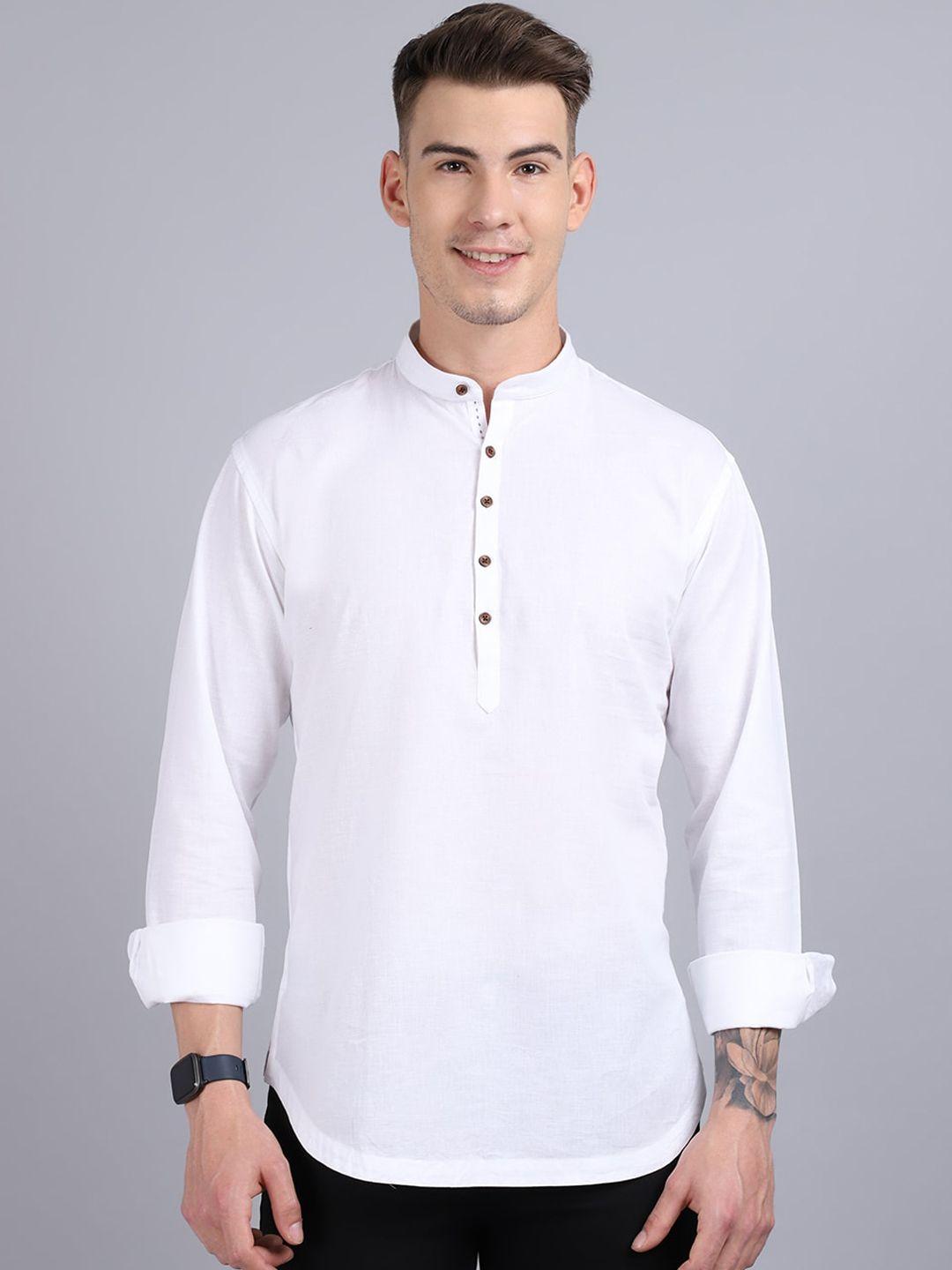 rodamo men white kurta