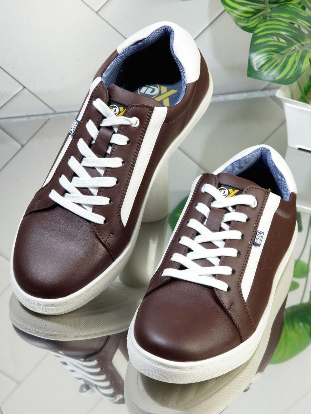 id men maroon colourblocked sneakers