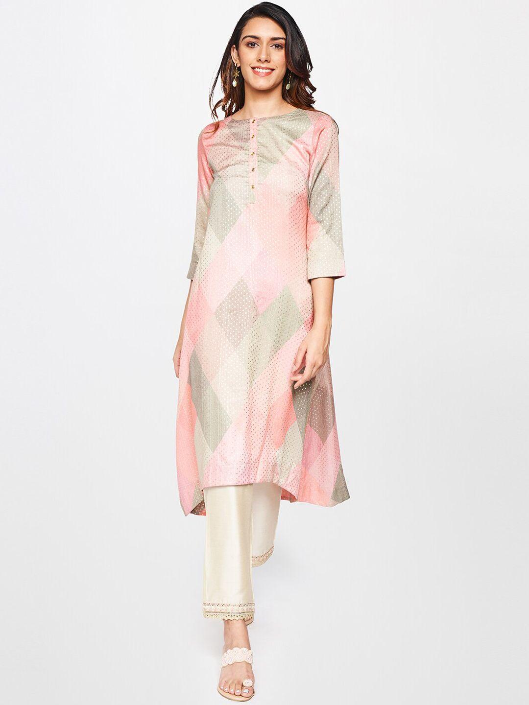 itse women multicoloured printed kurta