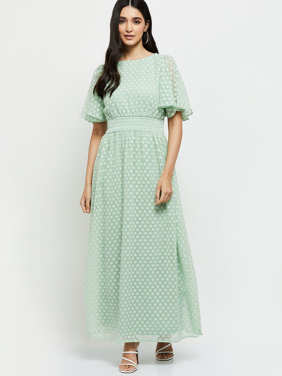 max sea green maxi dress