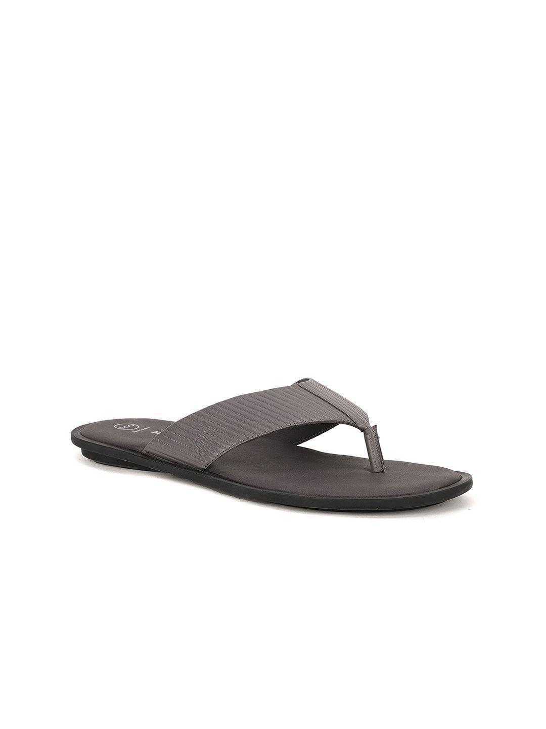 hush puppies men grey t-strap flats