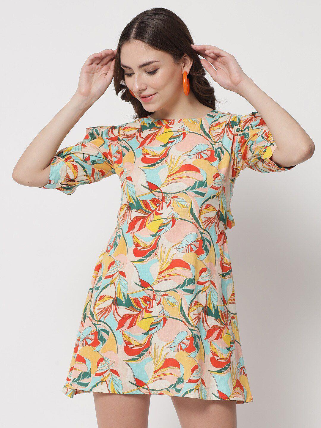 the dry state multicoloured floral dress