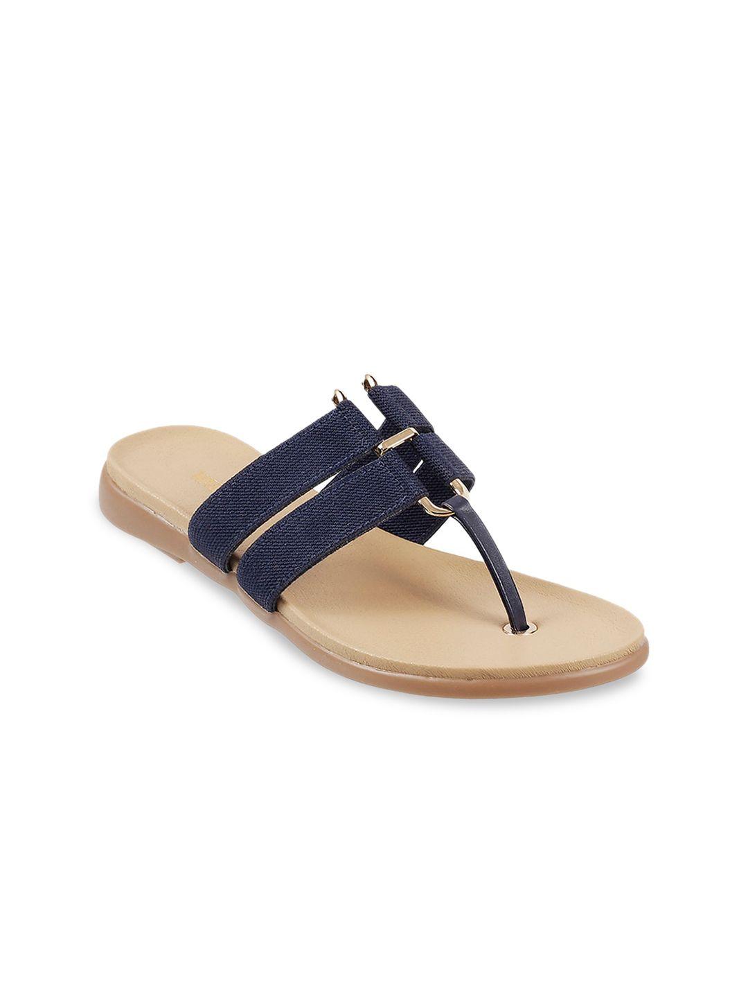 walkway by metro women blue t-strap flats