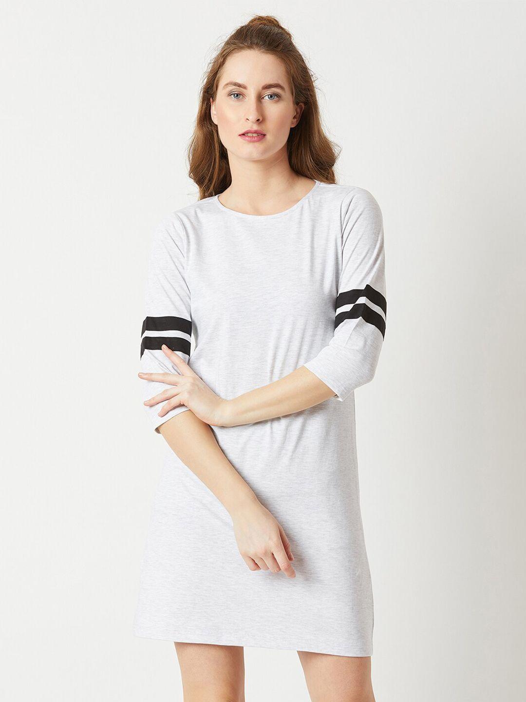 miss chase grey t-shirt dress