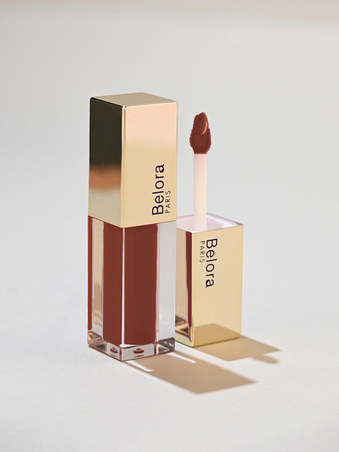 belora leave no evidence kissproof liquid matte sustainable lipstick 4.5ml - rusty orange