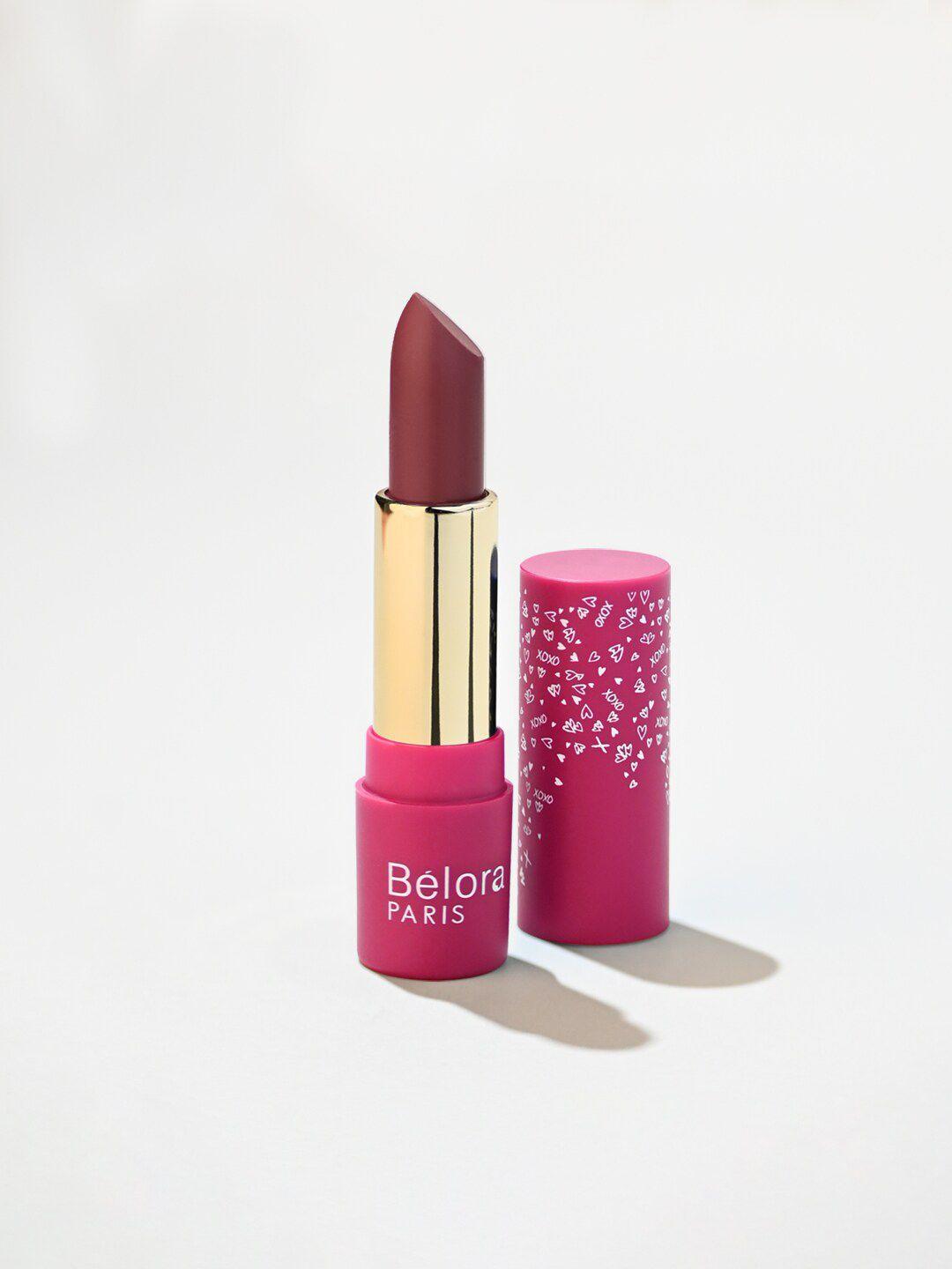 belora world matte popsicles sustainable lipstick 4.2 g - slightly brown