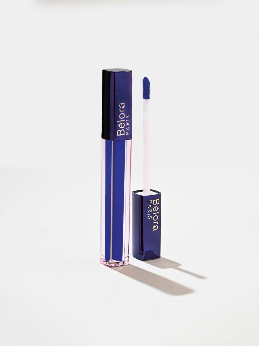 belora long kiss matte liquid sustainable lipstick 3ml - icey blue kiss