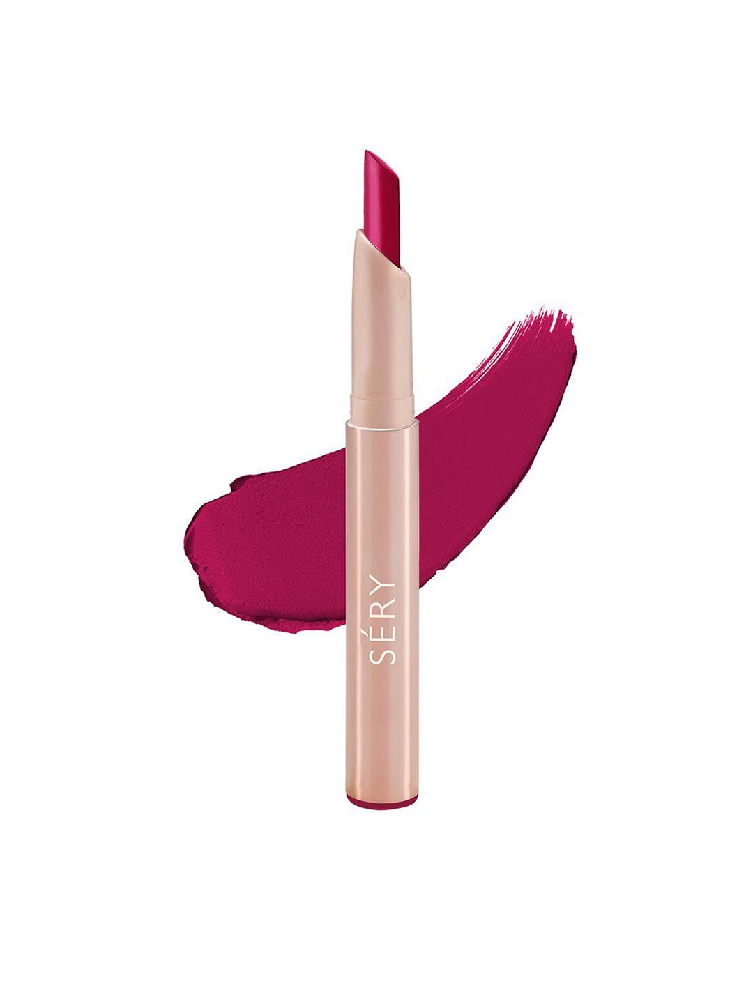 sery stay on highly pigmented smudge-proof matte lipstick with jojoba oil 2g-spiced berry