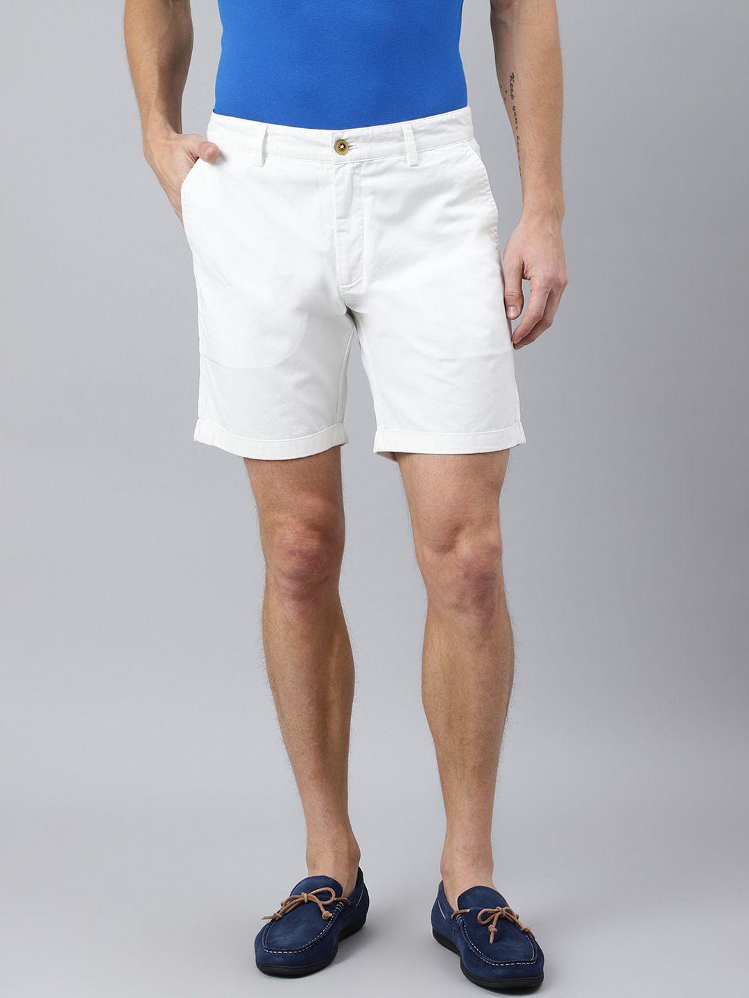 woodland men white shorts