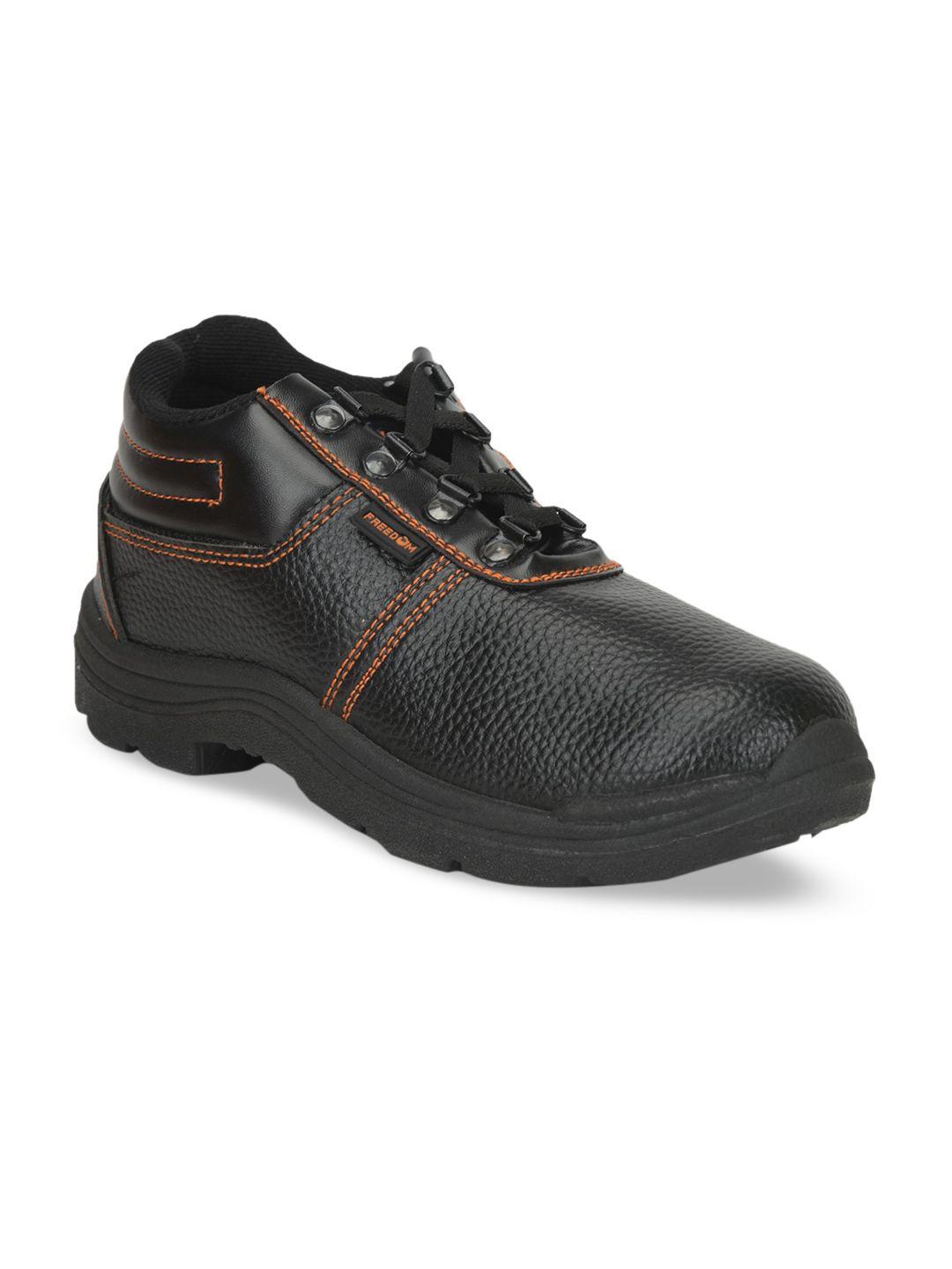 liberty men orange trekking shoes