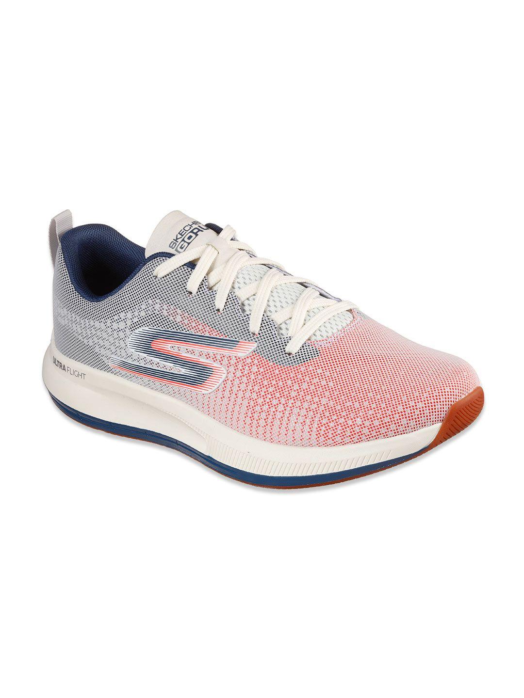 skechers men white sports shoes