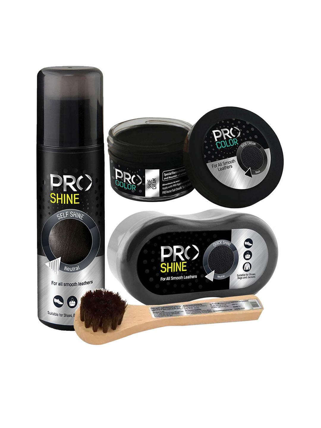 pro black shoe care easy combo