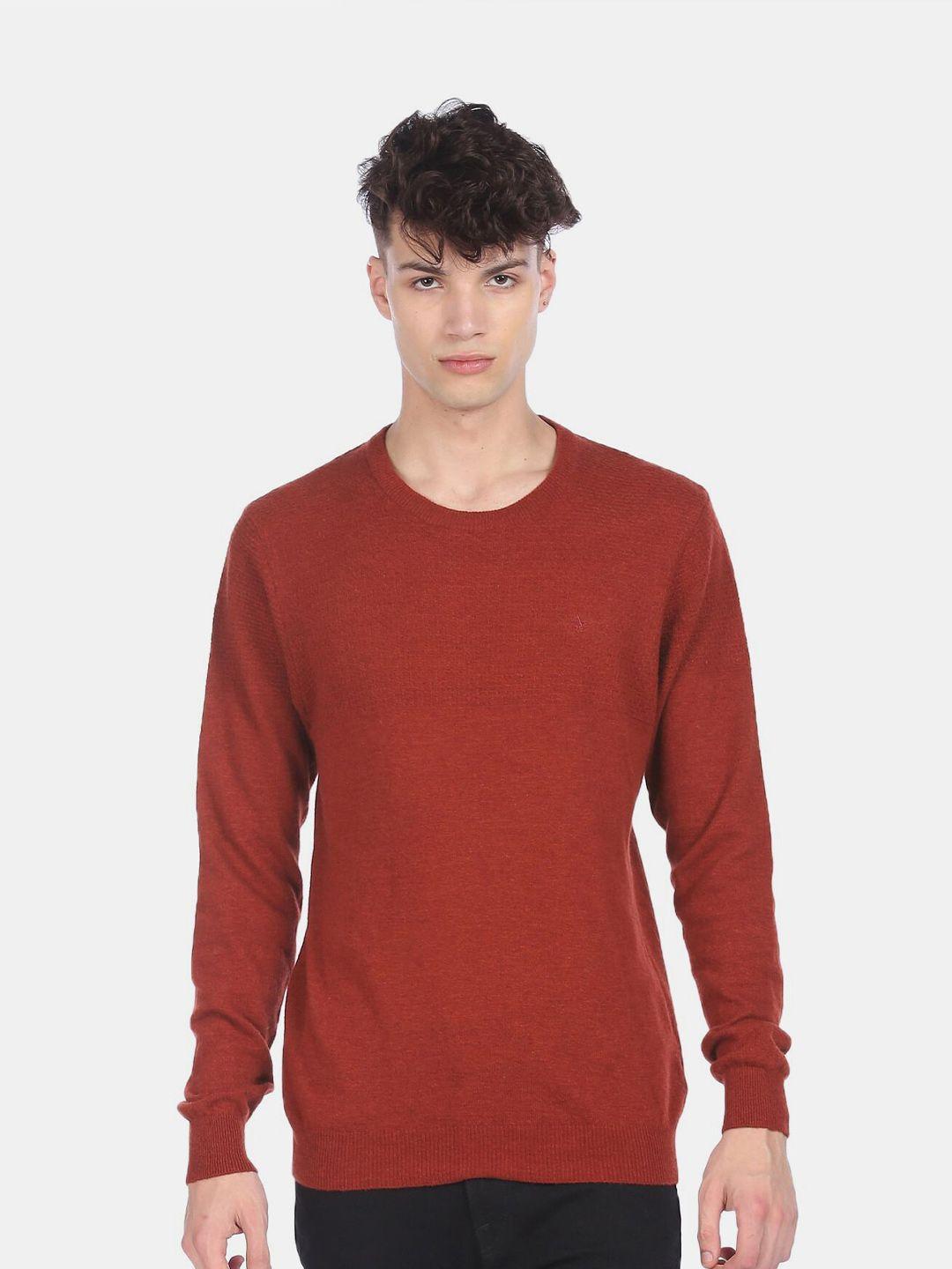 arrow sport men red sweaters