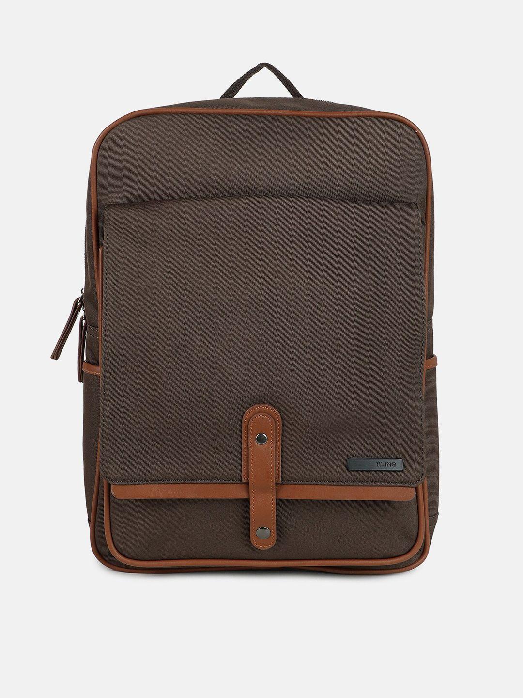 haute sauce by campus sutra women brown backpack