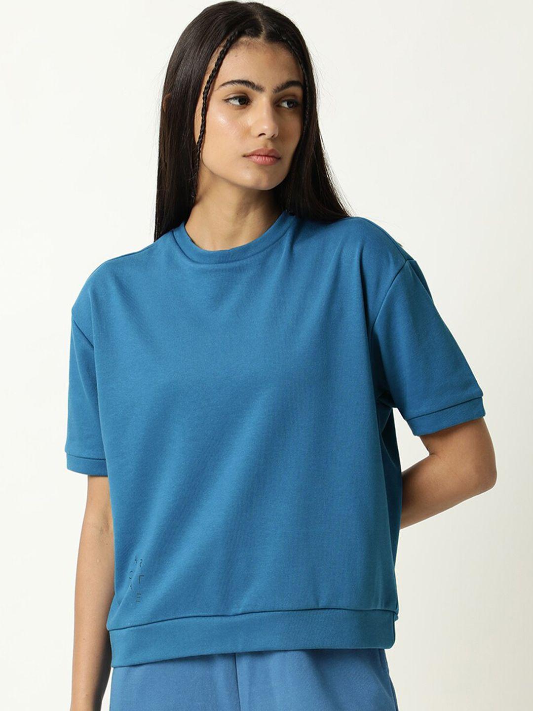 articale women extended sleeves slim fit t-shirt