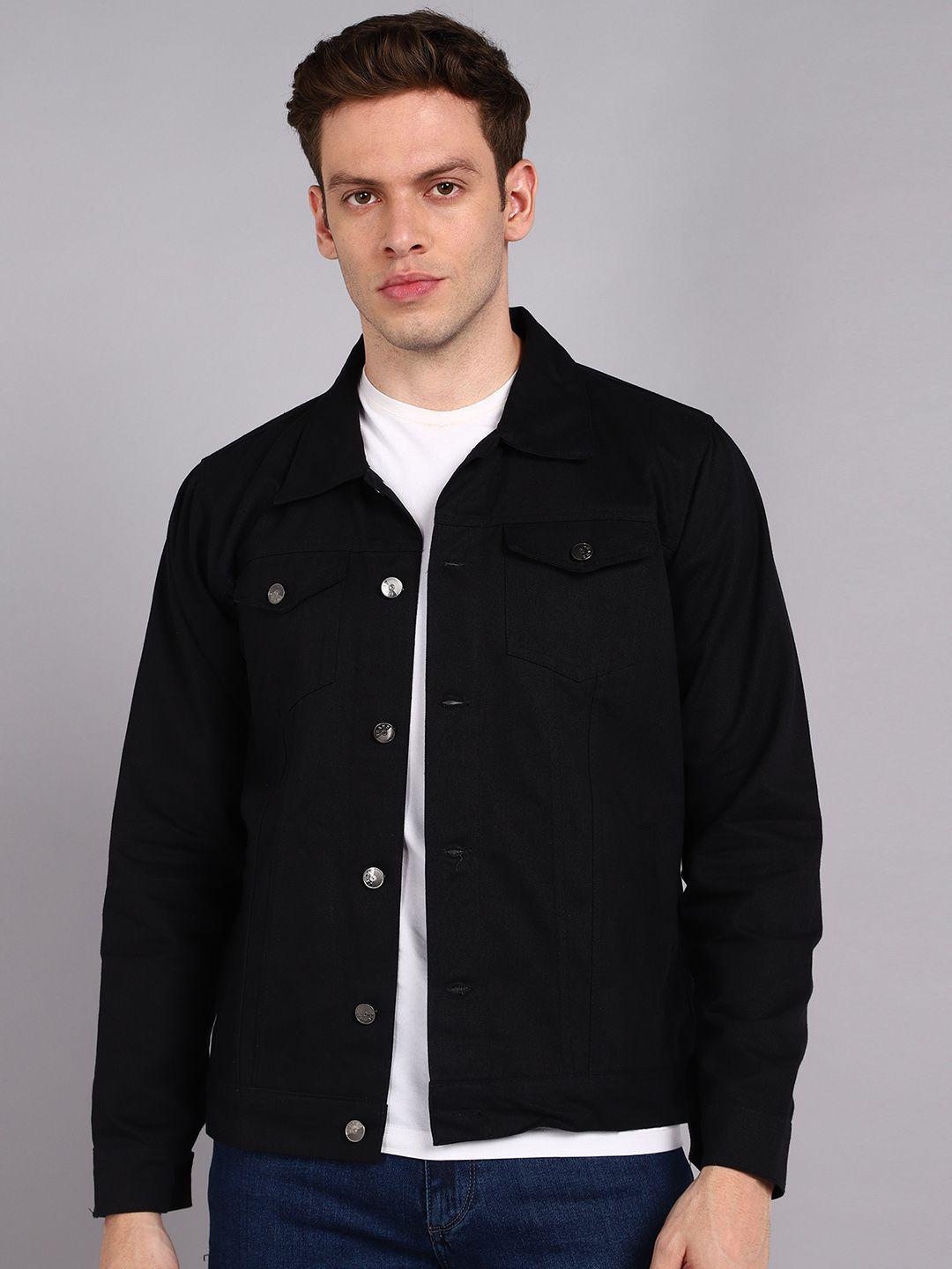 montrez men black crop tailored jacket