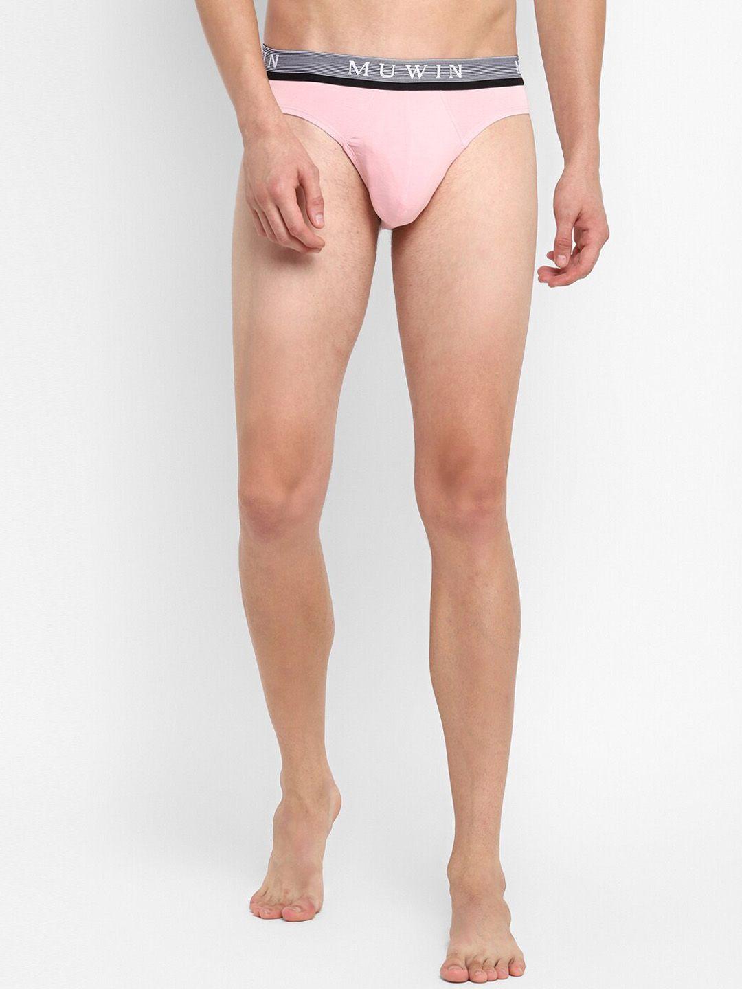 muwin men pink pack of 2 basic briefs-stripebriefdustypink(s)-po2-light pink