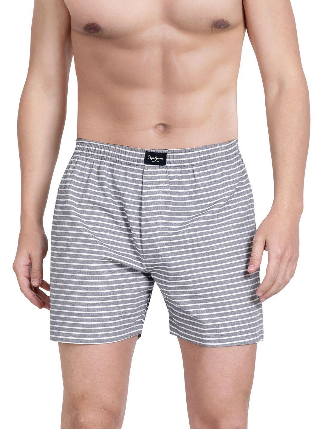 pepe jeans men grey boxers