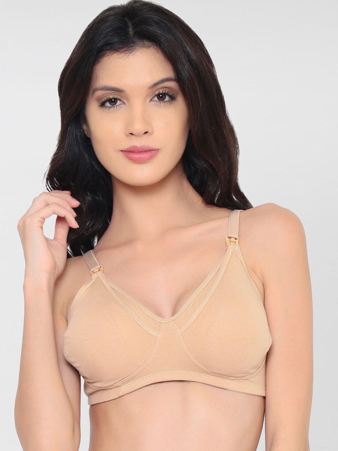 laavian women nude high suppport cut and sew maternity nursing bra