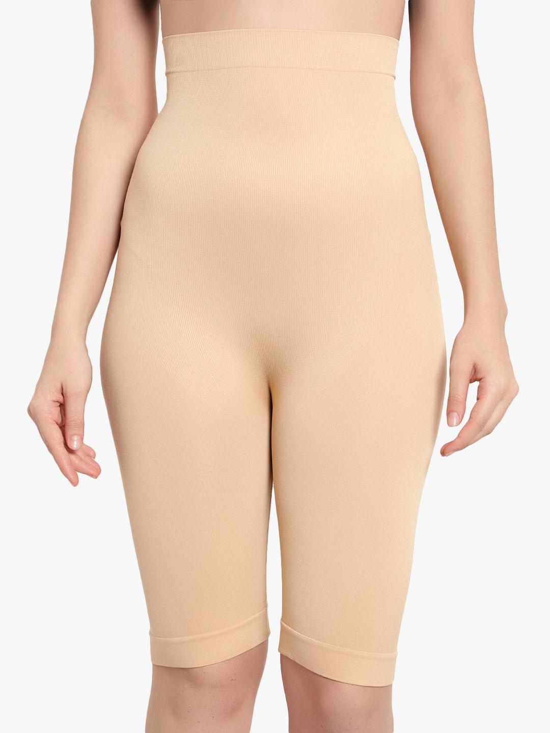 brachy women beige solid tummy tucker belt shapewear